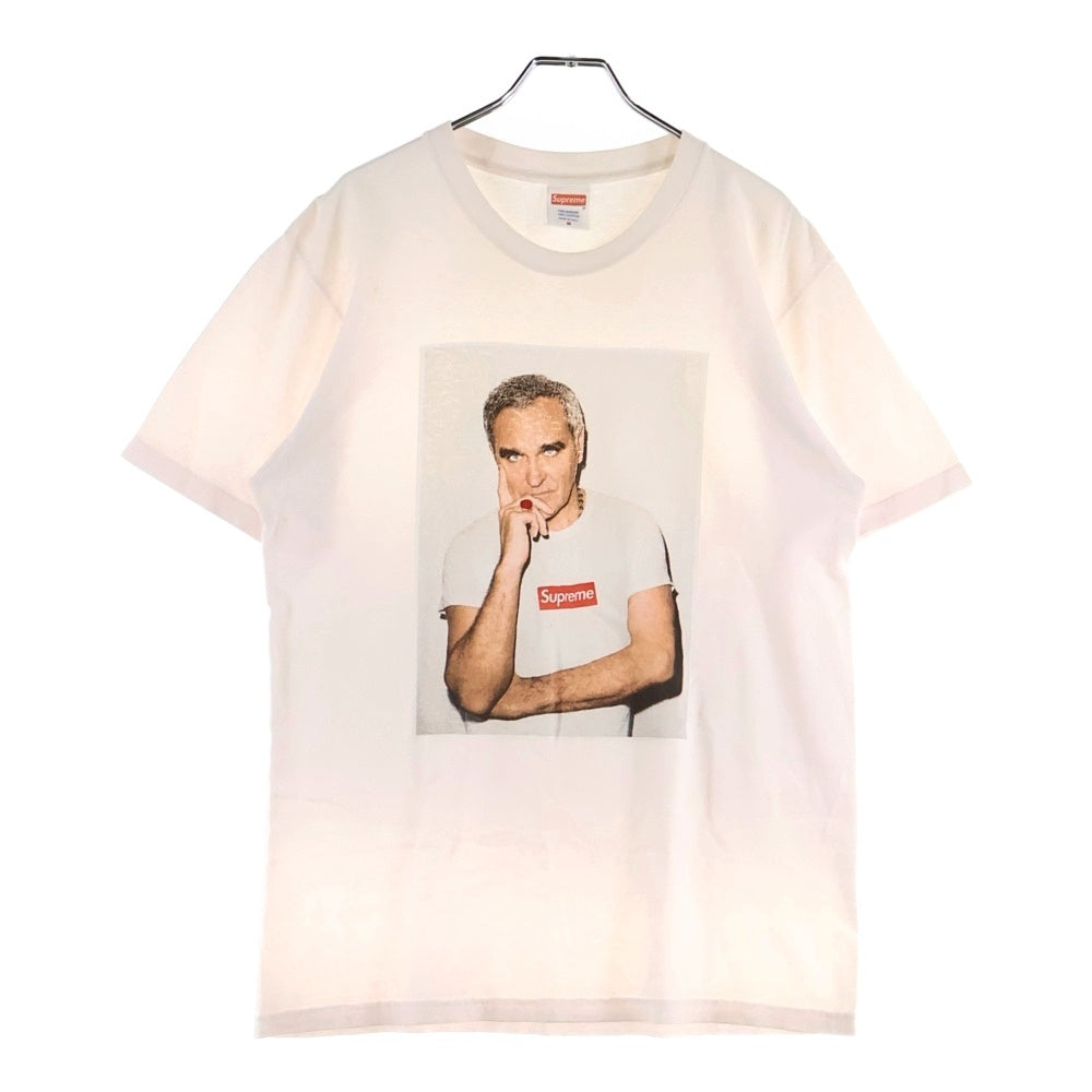 SUPREME(シュプリーム) 16SS Morrissey Tee モリッシー フォトプリント半袖Tシャツ ホワイト