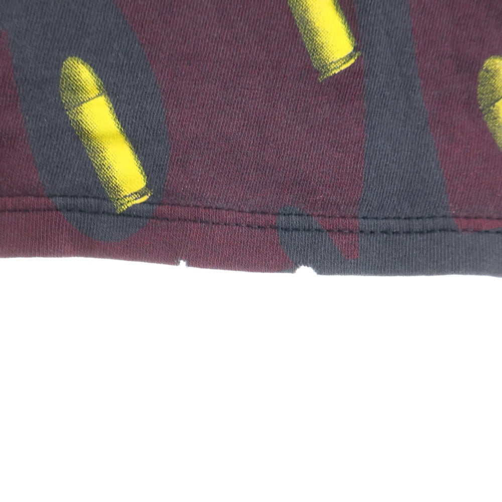 VINTAGE(ヴィンテージ) 90s GUNS N' ROSES GUN AND ROSE ガンズアンドローゼス オーバープリント 半袖Tシャツ ブラック/レッド