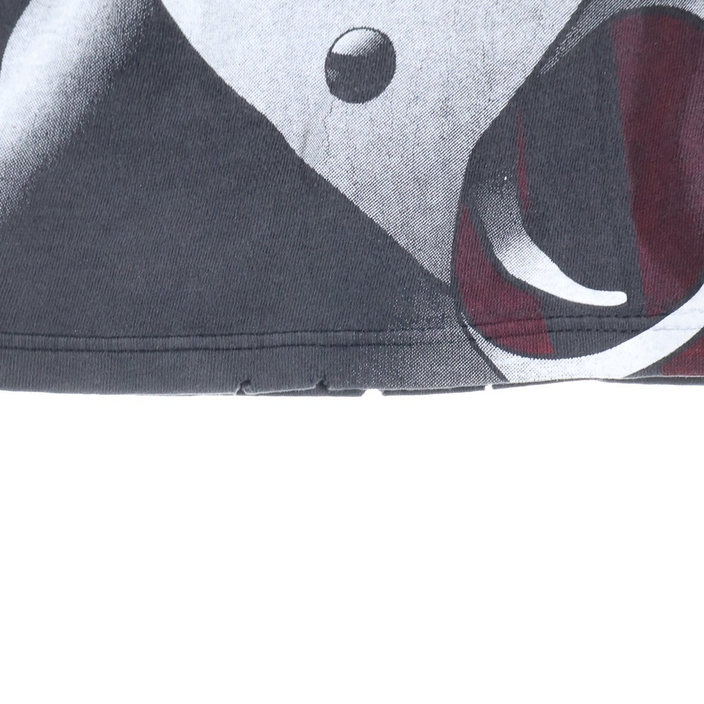 VINTAGE(ヴィンテージ) 90s GUNS N' ROSES GUN AND ROSE ガンズアンドローゼス オーバープリント 半袖Tシャツ ブラック/レッド