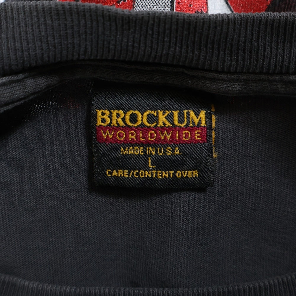 VINTAGE(ヴィンテージ) 90s GUNS N' ROSES GUN AND ROSE ガンズアンドローゼス オーバープリント 半袖Tシャツ ブラック/レッド