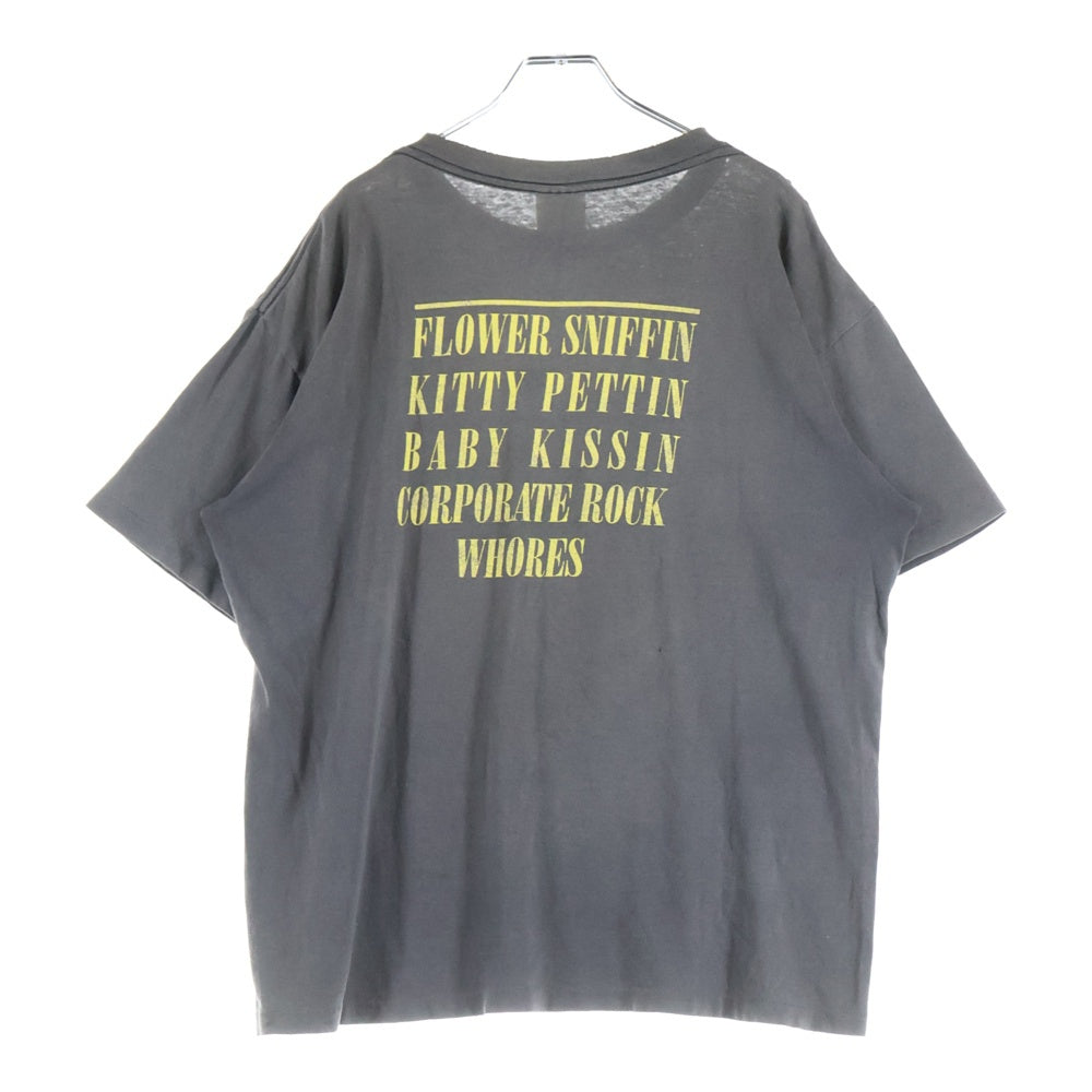 VINTAGE(ヴィンテージ) 90s NIRVANA SMILE ニルヴァーナ スマイル Tシャツ 半袖カットソーブラック