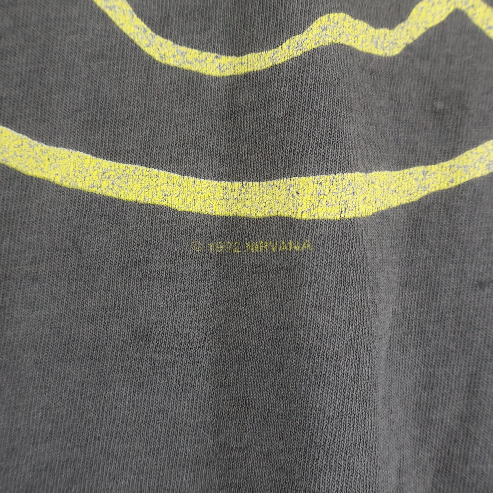 VINTAGE(ヴィンテージ) 90s NIRVANA SMILE ニルヴァーナ スマイル Tシャツ 半袖カットソーブラック