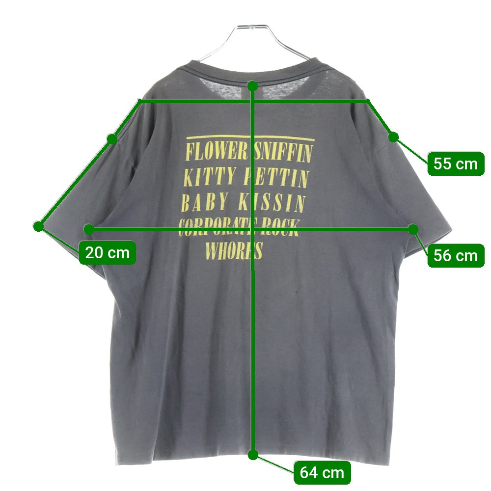 VINTAGE(ヴィンテージ) 90s NIRVANA SMILE ニルヴァーナ スマイル Tシャツ 半袖カットソーブラック