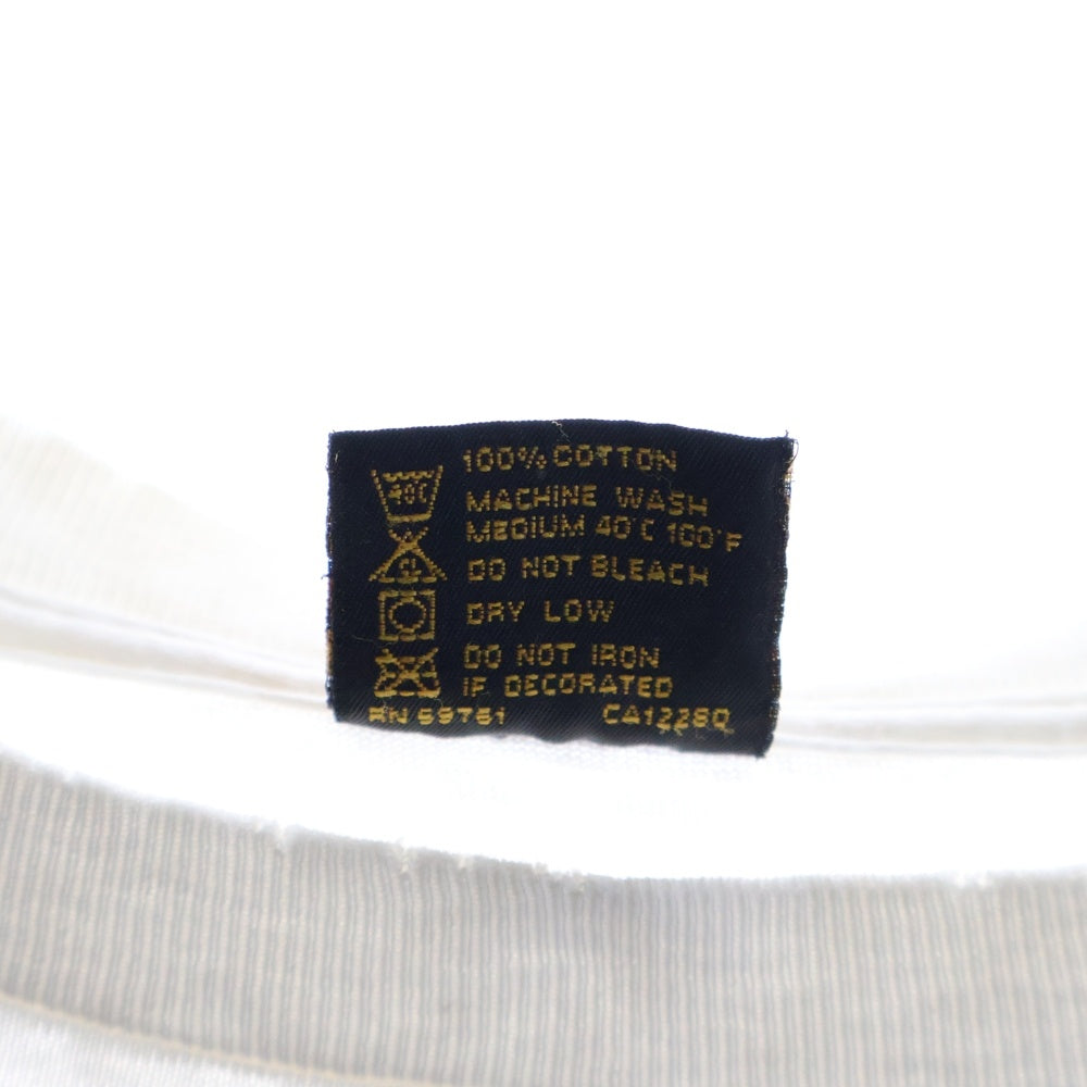 VINTAGE(ヴィンテージ) 90s PINK FLOYD DIVISION BELL ピンクフロイド ディヴィジョン 両面プリント Tシャツ 半袖カットソー ホワイト