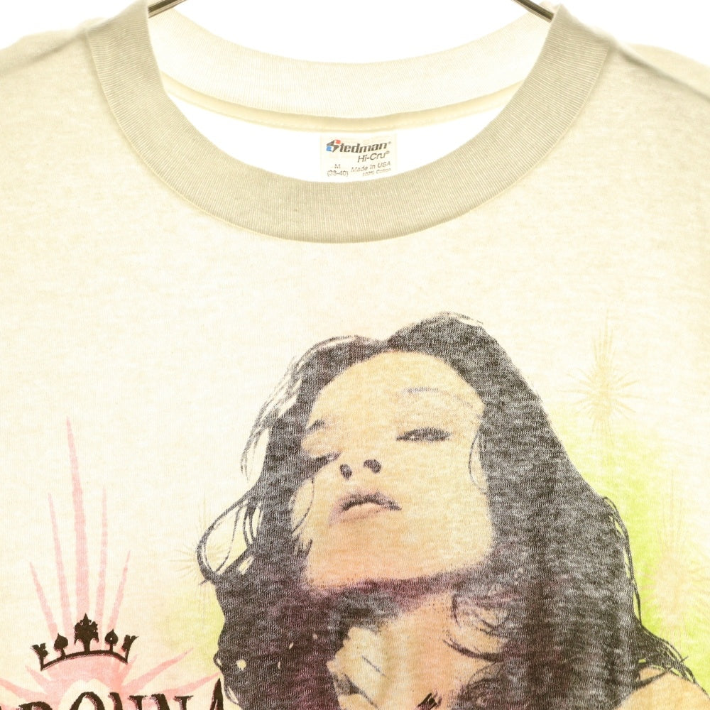 VINTAGE(ヴィンテージ) 80s MADONNA LIKE A PRAYER マドンナ 両面プリント 半袖Tシャツ カットソー ホワイト