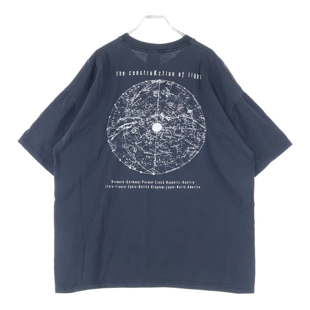 VINTAGE(ヴィンテージ) 00s KING CRIMSON THE CONSTRUKCTION OF LIGHT キング クリムゾン ザ コンストラクション オブ ライト 半袖Tシャツ カットソー ブラック