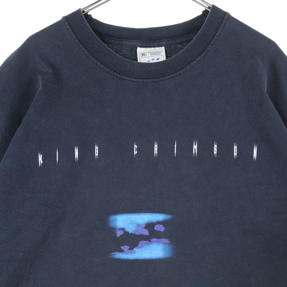 VINTAGE(ヴィンテージ) 00s KING CRIMSON THE CONSTRUKCTION OF LIGHT キング クリムゾン ザ コンストラクション オブ ライト 半袖Tシャツ カットソー ブラック