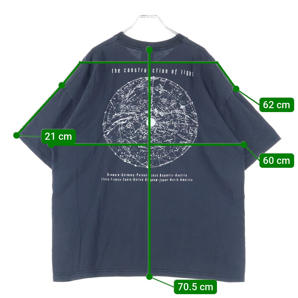 VINTAGE(ヴィンテージ) 00s KING CRIMSON THE CONSTRUKCTION OF LIGHT キング クリムゾン ザ コンストラクション オブ ライト 半袖Tシャツ カットソー ブラック