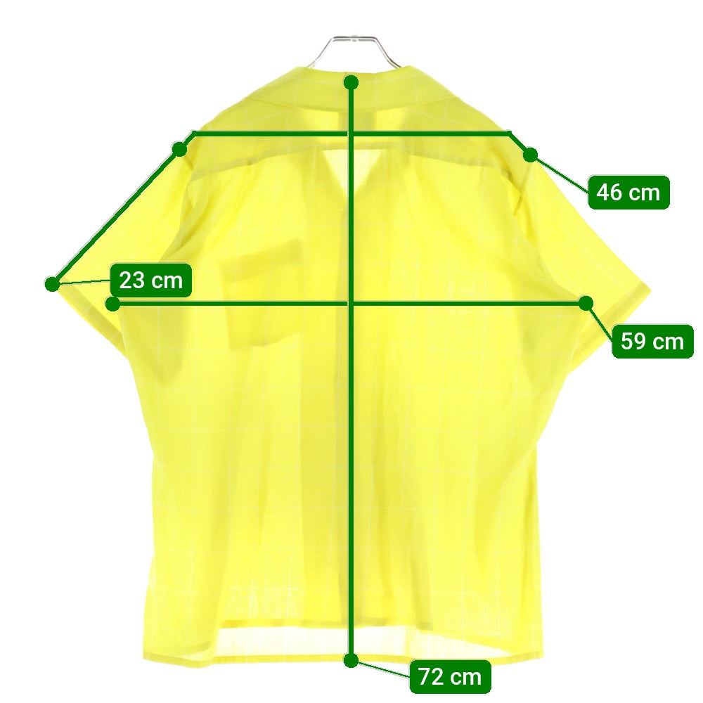 VINTAGE(ヴィンテージ) 60s ARROW CHECK S/S SHIRT チェック 半袖 オープンカラー シャツ