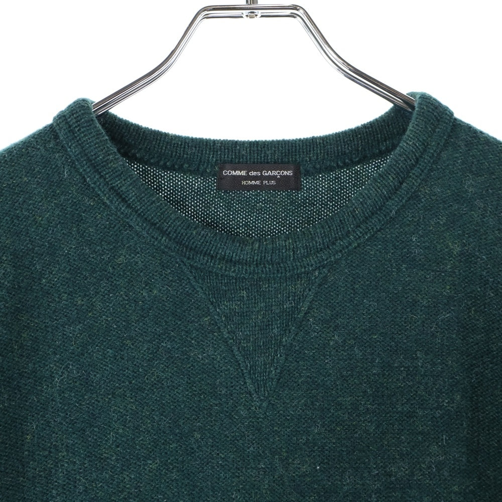 COMME des GARCONS HOMME PLUS(コムデギャルソンオムプリュス) 03AW WOOL CREW NECK ウール メランジ ニット クルーネック PK-T045 グリーン