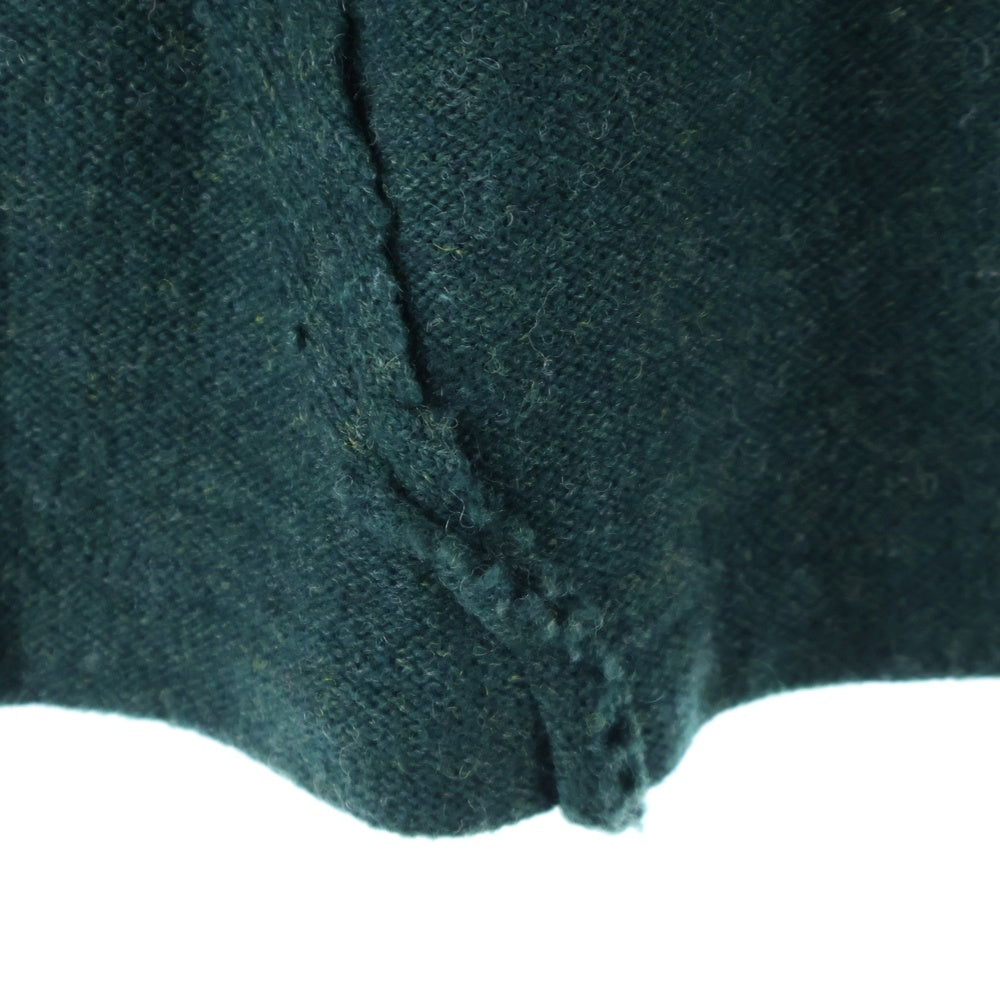 COMME des GARCONS HOMME PLUS(コムデギャルソンオムプリュス) 03AW WOOL CREW NECK ウール メランジ ニット クルーネック PK-T045 グリーン
