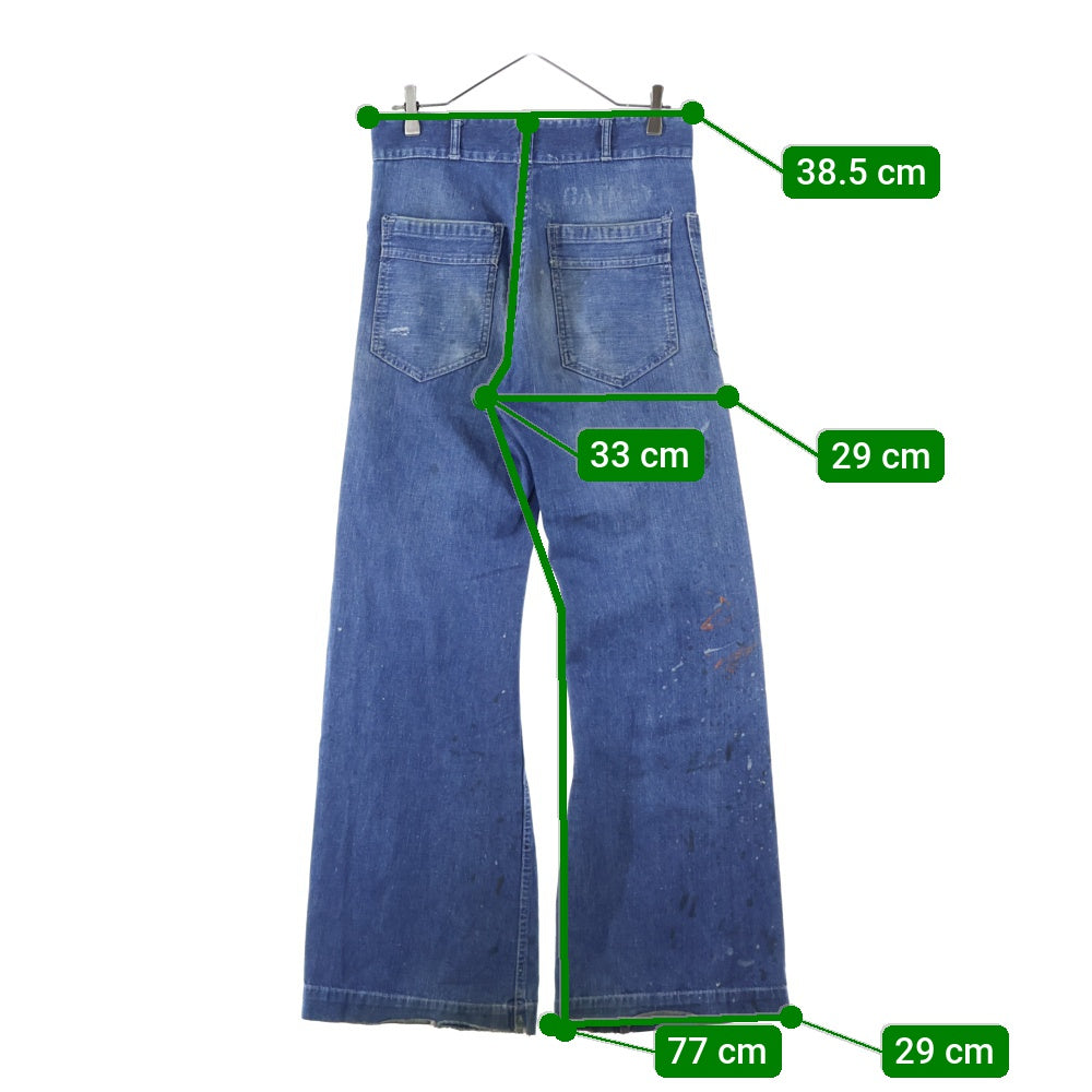 VINTAGE(ヴィンテージ) 70s SEAFARER セーラーフレア デニム パンツ インディゴ