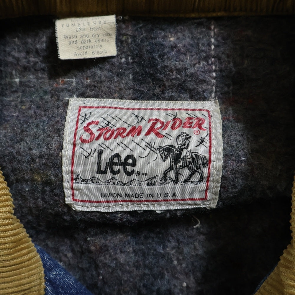 LEE(リー) 70s STORM RIDER ストームライダー ブランケット デニム ジャケット インディゴ