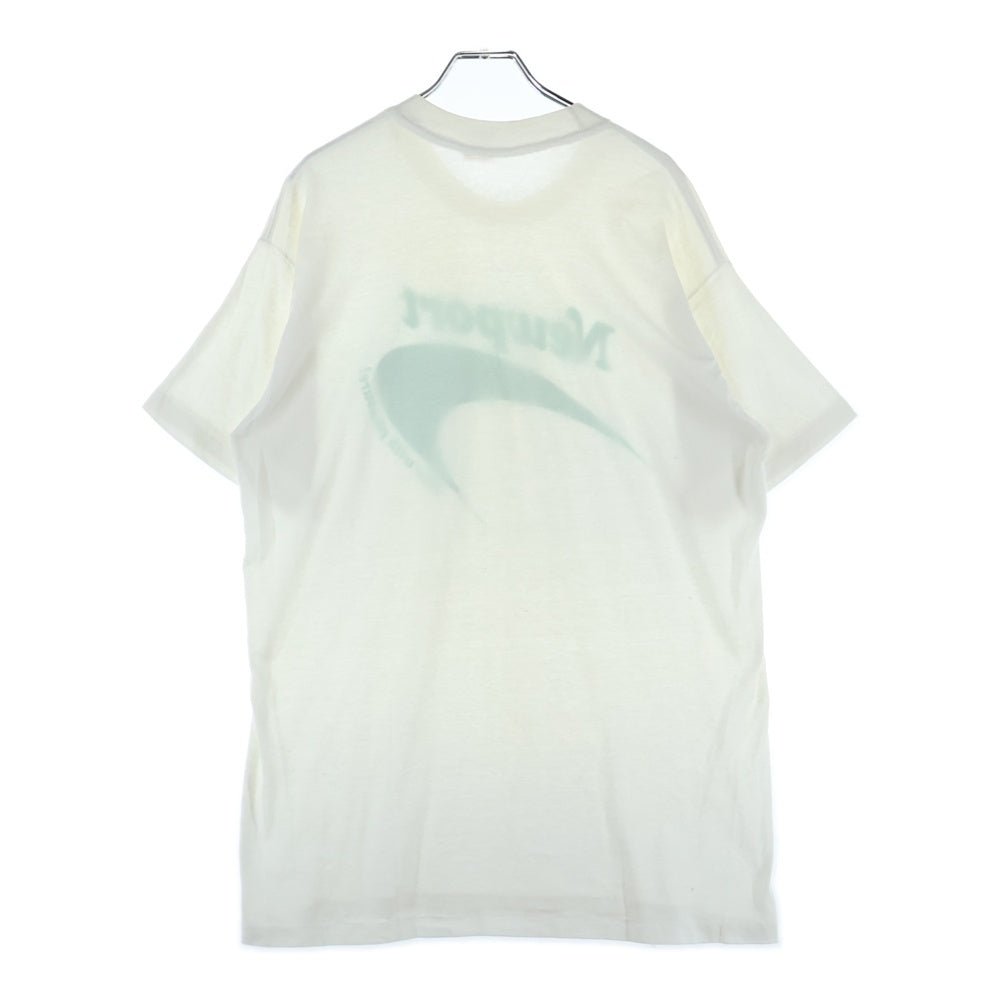 VINTAGE(ヴィンテージ) 90S Newport ニューポート デザインプリント 半袖Tシャツ ホワイト