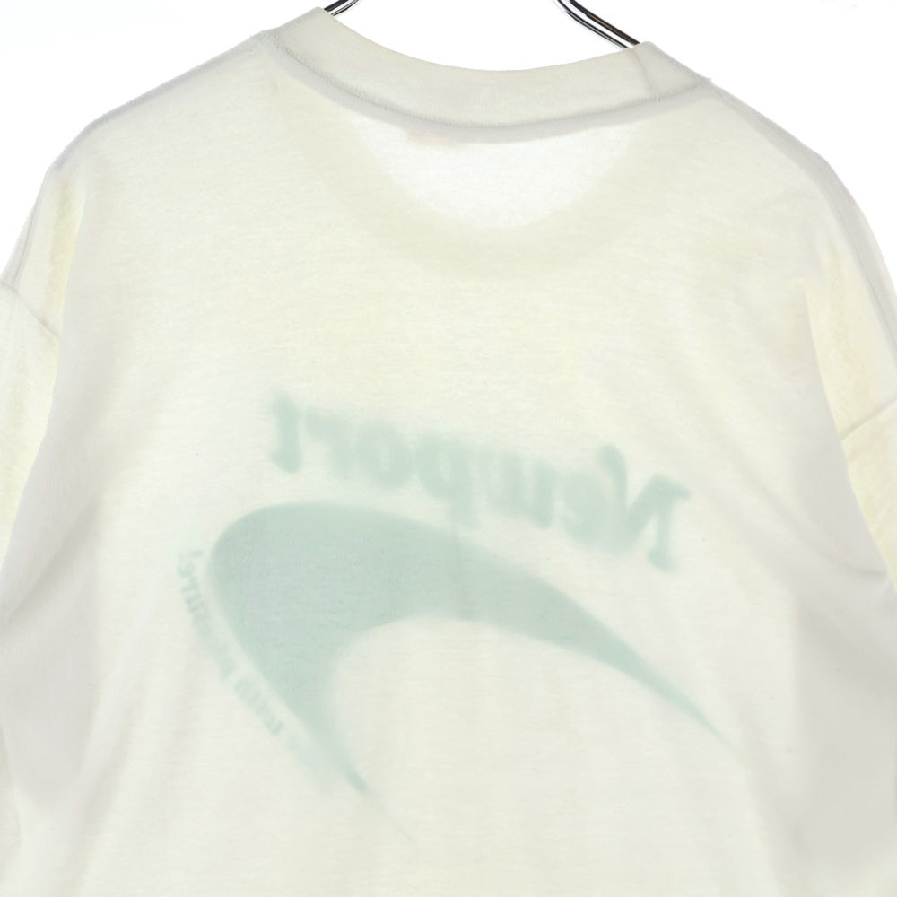 VINTAGE(ヴィンテージ) 90S Newport ニューポート デザインプリント 半袖Tシャツ ホワイト