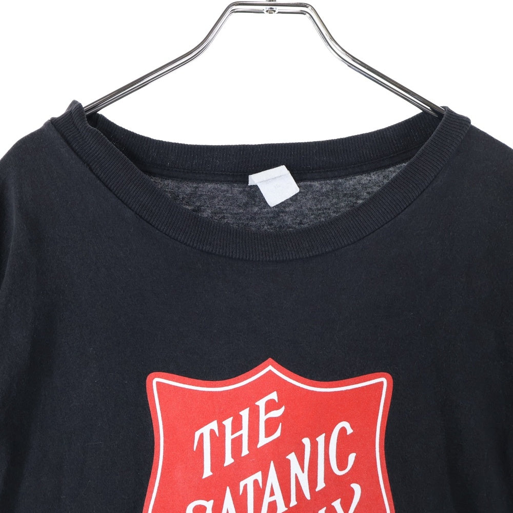 VINTAGE(ヴィンテージ) 90S MARILYN MANSON THE SATANIC ARMY マリリンマンソン サタニックアーミー 両面プリント 半袖Tシャツ ブラック