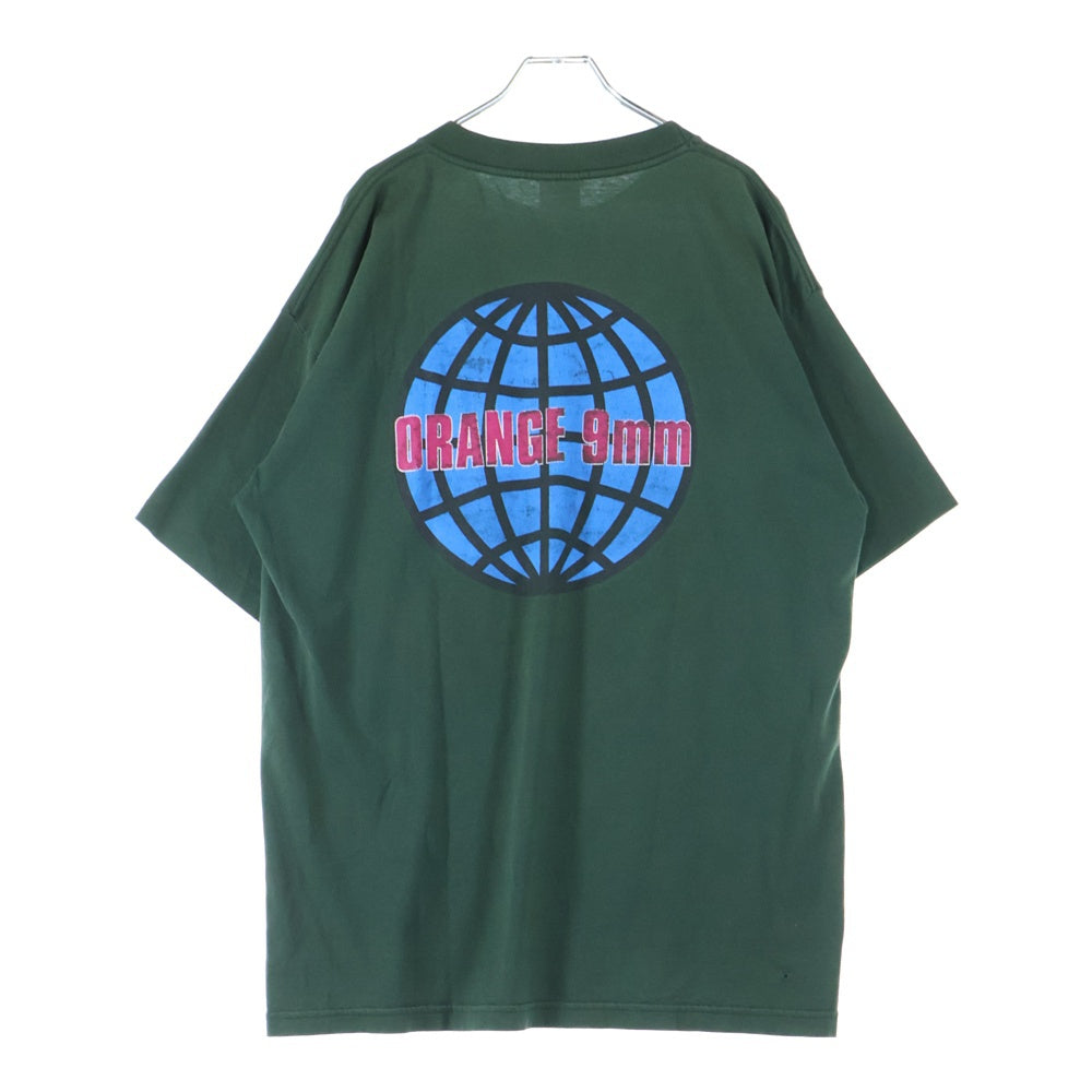 VINTAGE(ヴィンテージ) 90s ORANGE 9mm CONCERT TOUR オレンジナインミリメーター 両面プリント Tシャツ 半袖カットソー グリーン