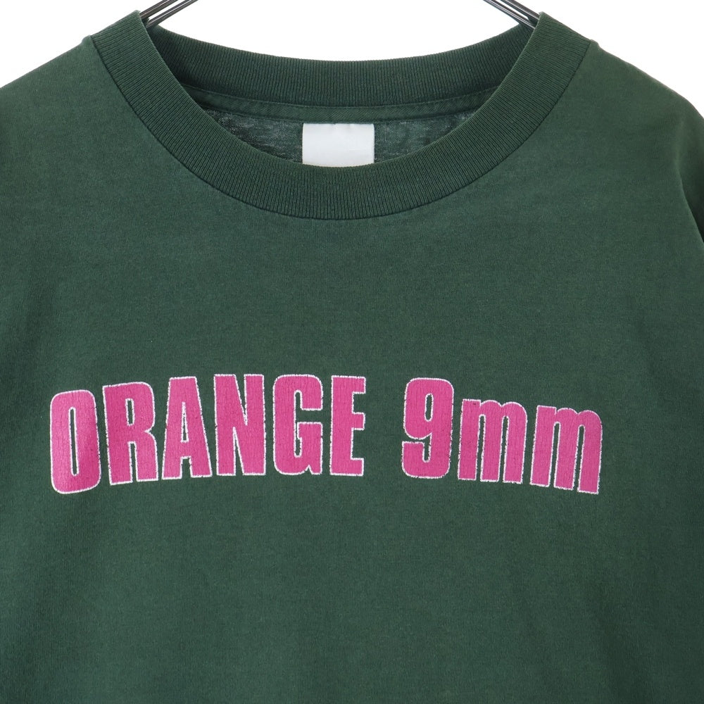 VINTAGE(ヴィンテージ) 90s ORANGE 9mm CONCERT TOUR オレンジナインミリメーター 両面プリント Tシャツ 半袖カットソー グリーン