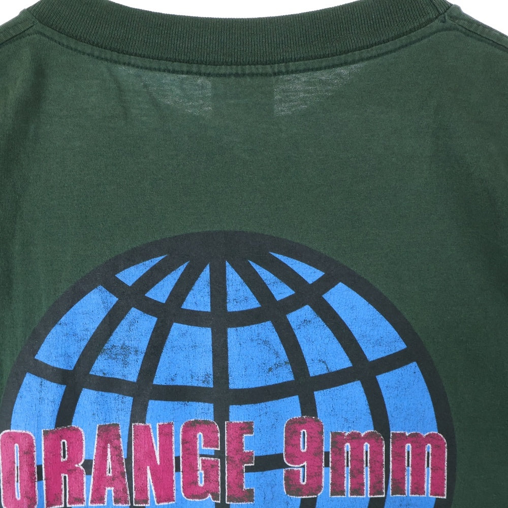 VINTAGE(ヴィンテージ) 90s ORANGE 9mm CONCERT TOUR オレンジナインミリメーター 両面プリント Tシャツ 半袖カットソー グリーン