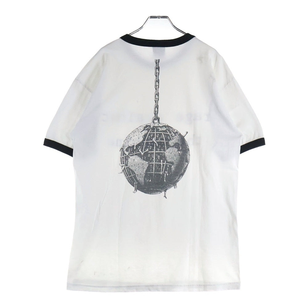 VINTAGE(ヴィンテージ) 90s RAGE AGAINST THE MACHINE RECKING BALL RINGER TEE レイジ アゲインスト ザ マシーン レッキングボール リンガー Tシャツ 半袖カットソーホワイト