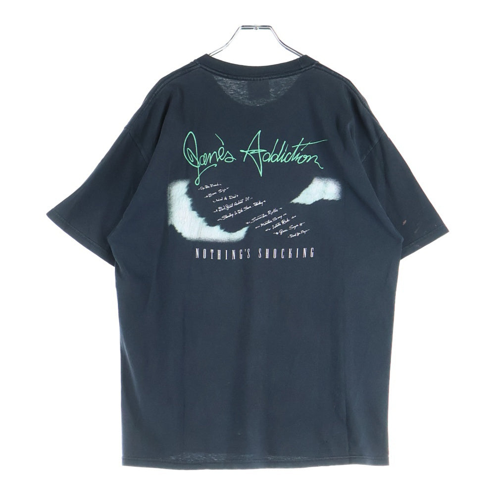 VINTAGE(ヴィンテージ) 00s JANE'S ADDICTION NOTHING'S SHOCKING ジェーンズアディクション Tシャツ 半袖カットソーブラック