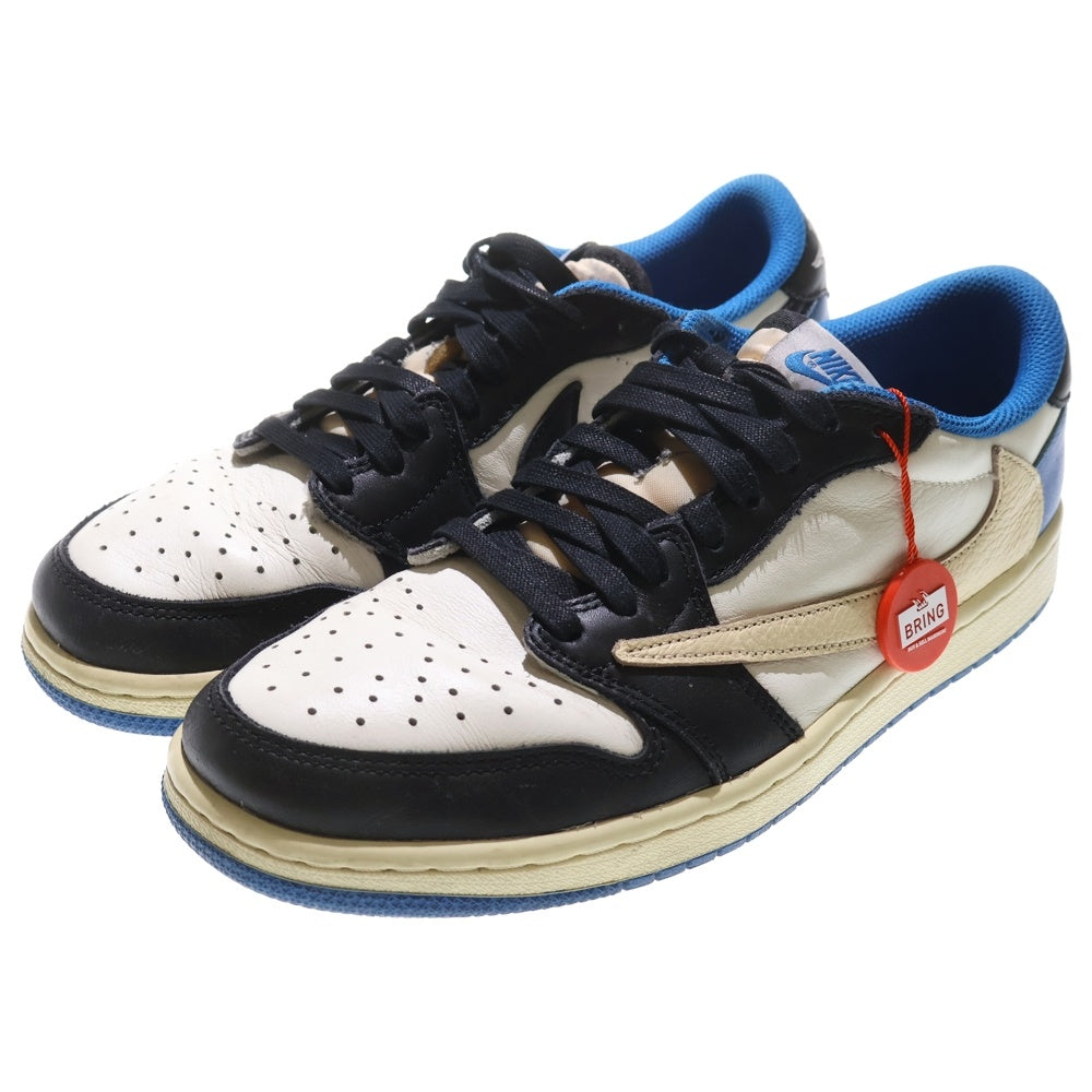 NIKE(ナイキ) ×TRAVIS SCOTT FRAGMENT DESIGN AIR JORDAN 1 LOW OG SP ×トラヴィススコット フラグメント エアジョーダン1 ローカットスニーカー US8.5/26.5cm DM7866-140