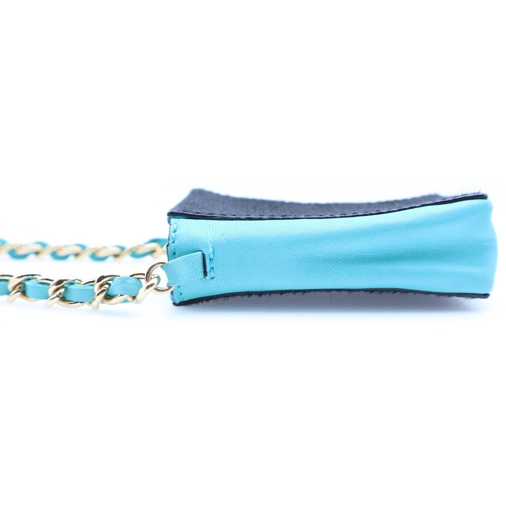 CHANEL(シャネル) 2000-2001 Chain Shoulder Cigarette Case チェーン シガレットケース ミニショルダーバッグ ブルー