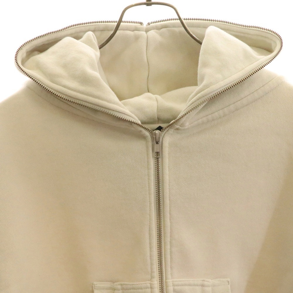 entire studios(エンタイア スタジオ) ETERNAL ZIP SOOT フルジップアップ パーカー ホワイト ES2202