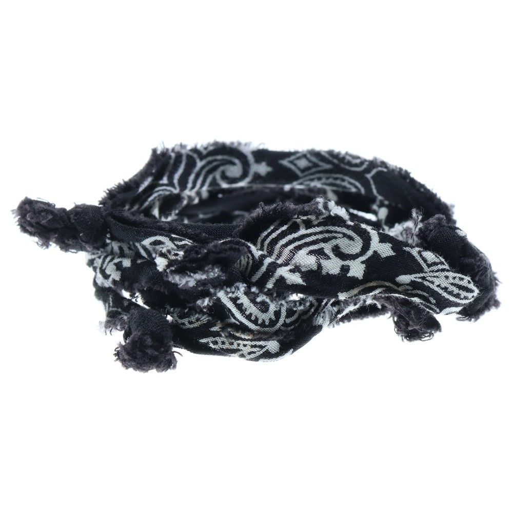 RAF SIMONS(ラフシモンズ) 04AW Archive WAVES期 Bandanna bracelet アーカイブ バンダナ ブレスレット ブラック