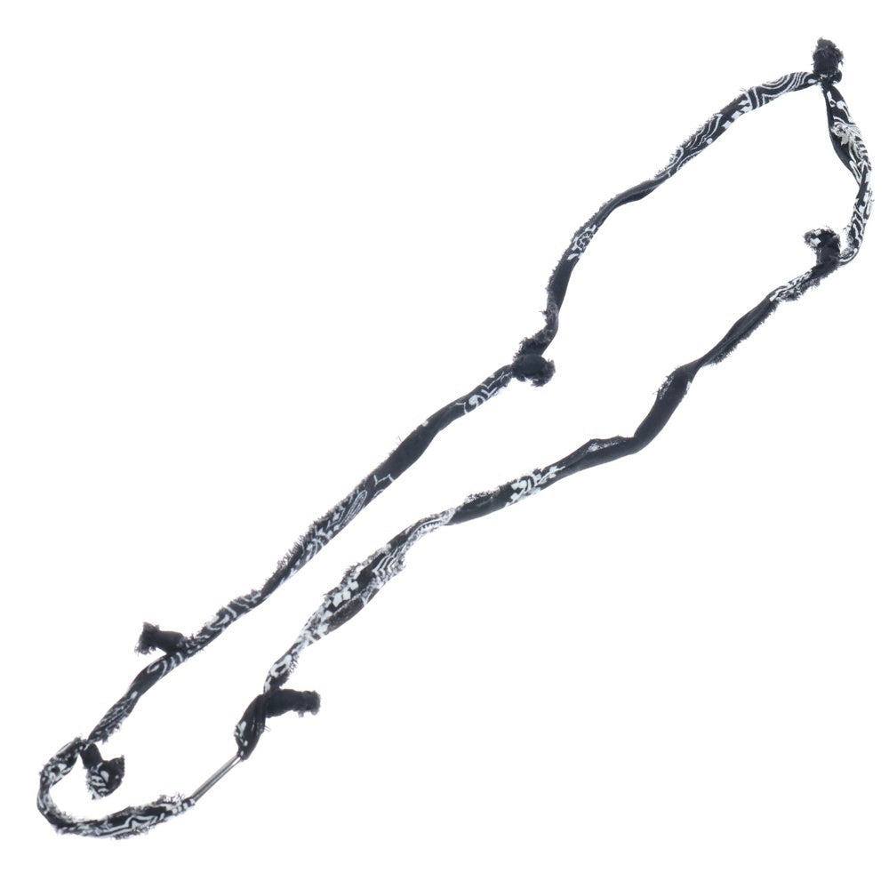 RAF SIMONS(ラフシモンズ) 04AW Archive WAVES期 Bandanna bracelet アーカイブ バンダナ ブレスレット ブラック