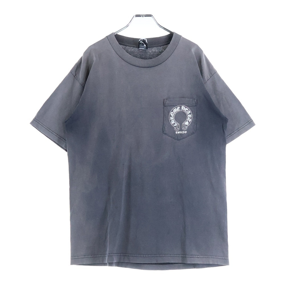 CHROME HEARTS(クロムハーツ) OLD BACK CROSS TEE TOKYO オールド バッククロス 東京 半袖ポケットTシャツ カットソー ブラック