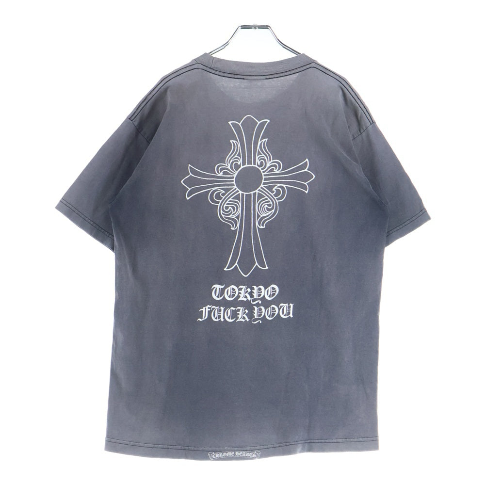 CHROME HEARTS(クロムハーツ) OLD BACK CROSS TEE TOKYO オールド バッククロス 東京 半袖ポケットTシャツ カットソー ブラック