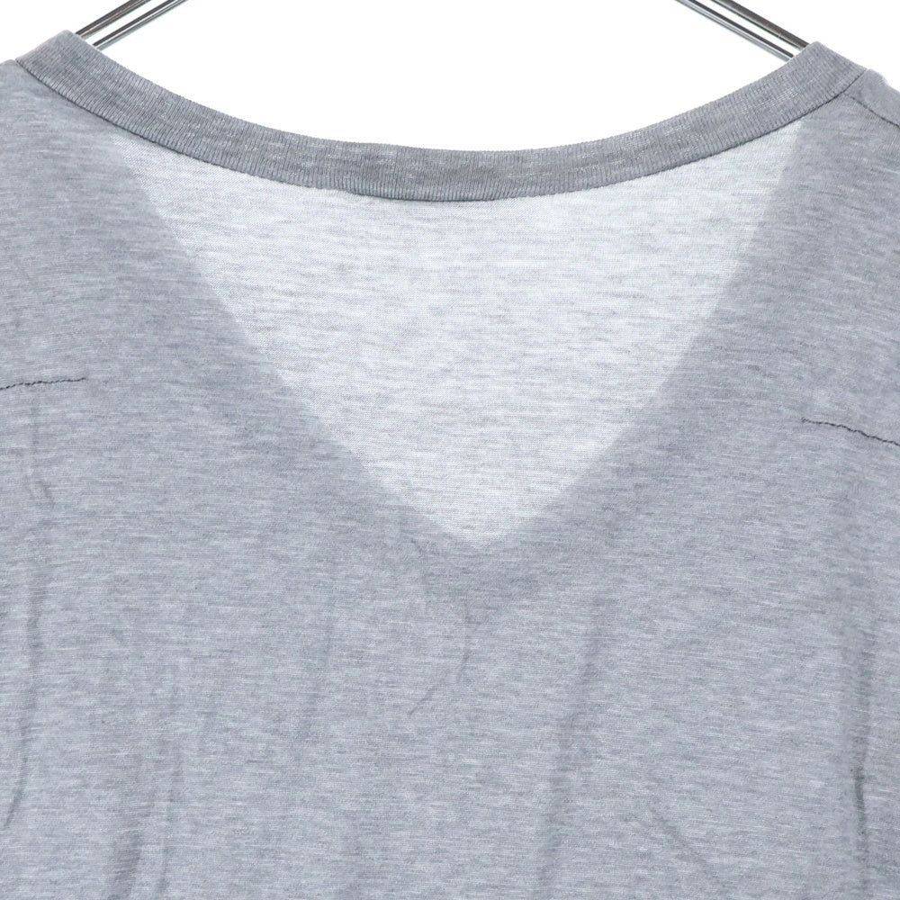 Dior HOMME(ディオールオム) BEE刺繍 Vネック カットソー 刺繍Tシャツ グレー