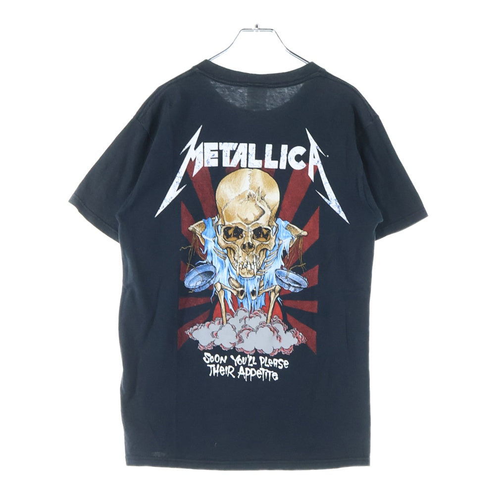 VINTAGE(ヴィンテージ) 90-00s METALLICA Doris メタリカ ドリス パスヘッド 両面プリント 半袖Tシャツ カットソー ブラック