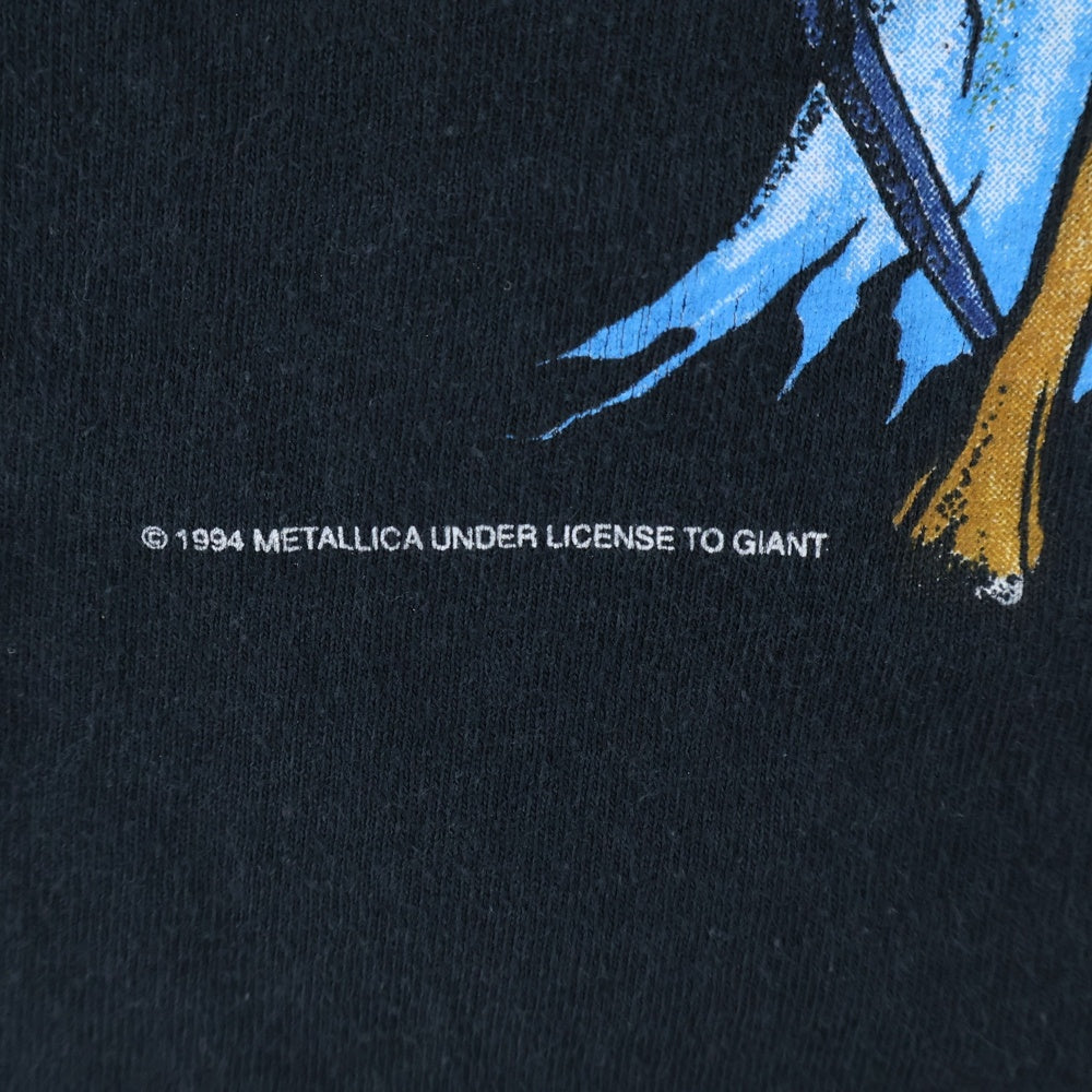 VINTAGE(ヴィンテージ) 90-00s METALLICA Doris メタリカ ドリス パスヘッド 両面プリント 半袖Tシャツ カットソー ブラック