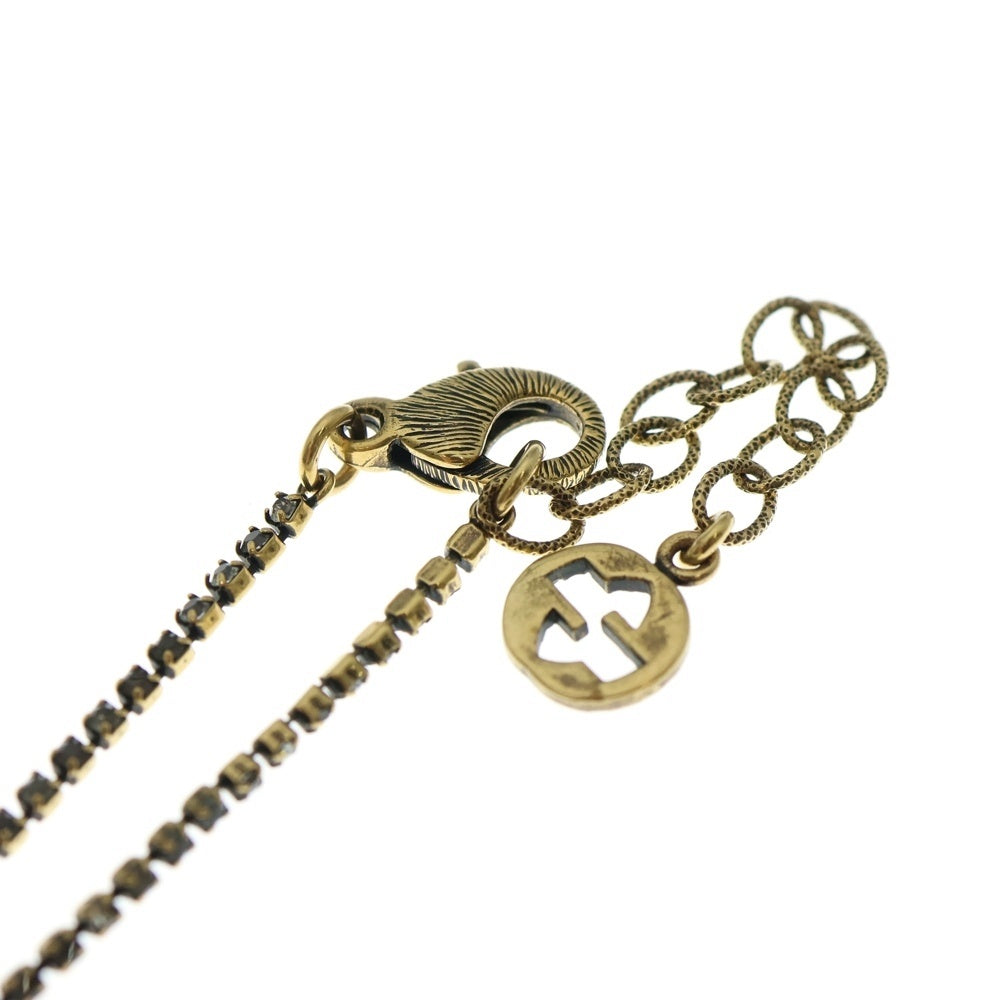 GUCCI(グッチ) BEE PEARL ビー パール インターロッキング G ネックレス ゴールド