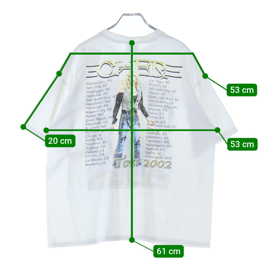 VINTAGE(ヴィンテージ) 00s CHER THE FAREWELL TOUR シェール ツアー Tシャツ 半袖カットソー ホワイト