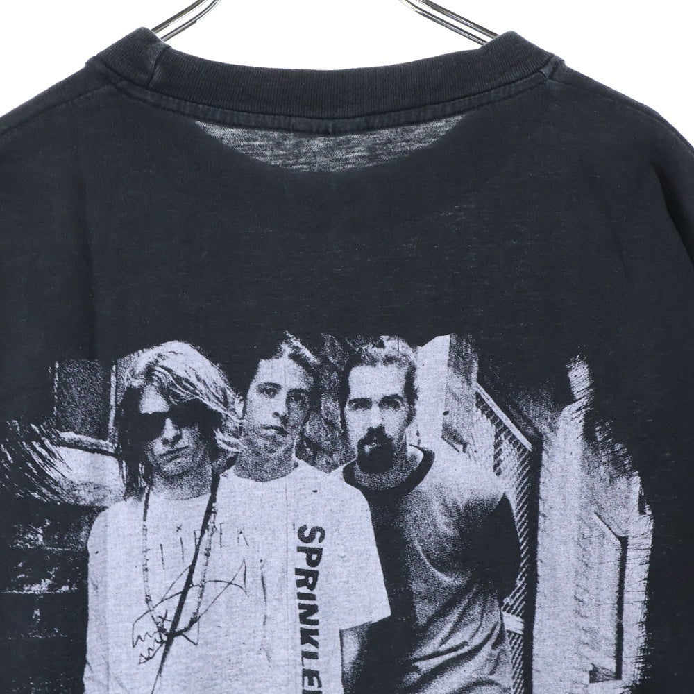 VINTAGE(ヴィンテージ) 90-00s NIRVANA KURT COBAIN BOOTLEG ニルヴァーナ カートコバーン Tシャツ 半袖カットソー ブラック