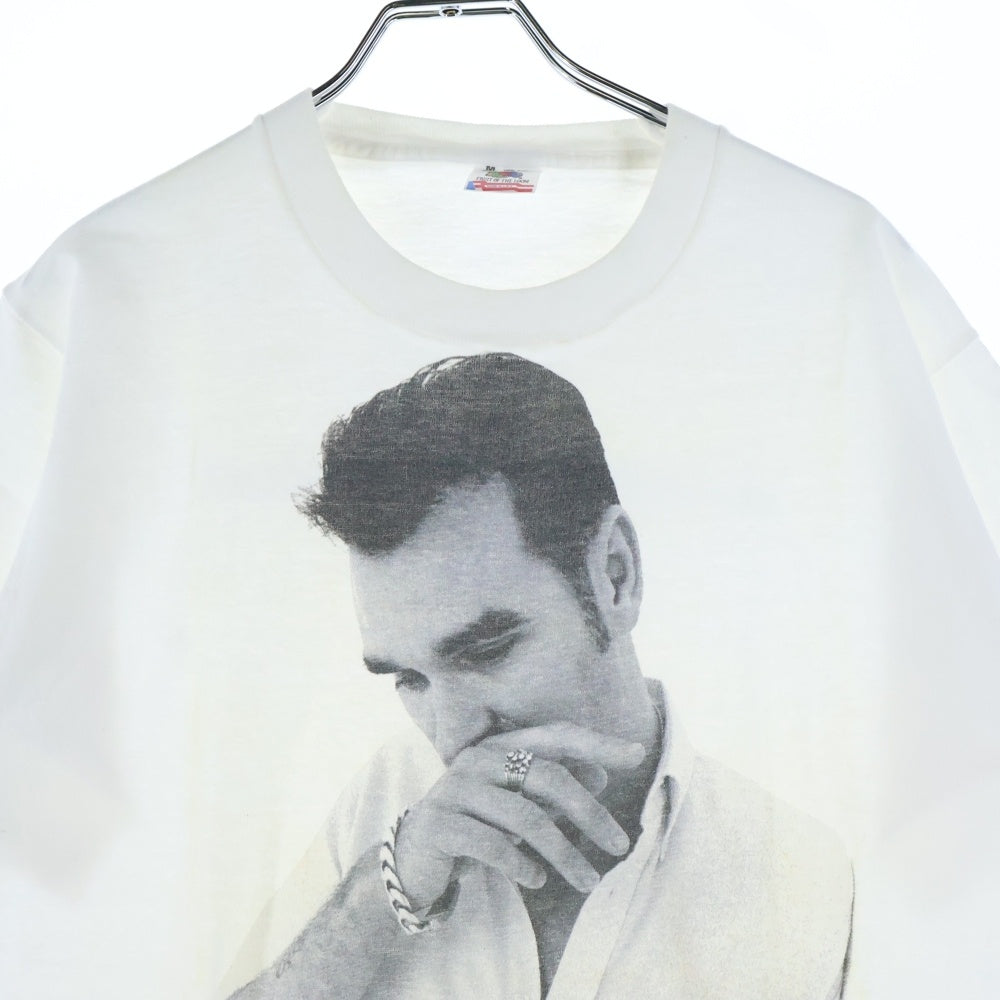 VINTAGE(ヴィンテージ) 90s MORRUSSEY do your best and don't worry 1995 モリッシー 半袖Tシャツ カットソー ホワイト