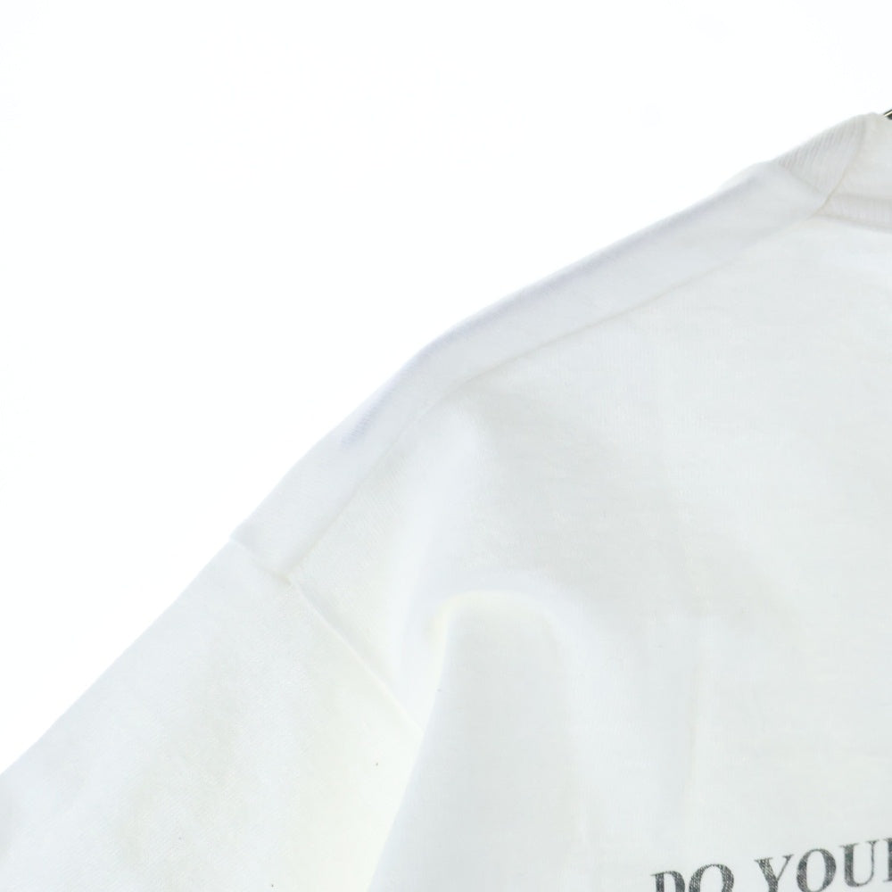 VINTAGE(ヴィンテージ) 90s MORRUSSEY do your best and don't worry 1995 モリッシー 半袖Tシャツ カットソー ホワイト