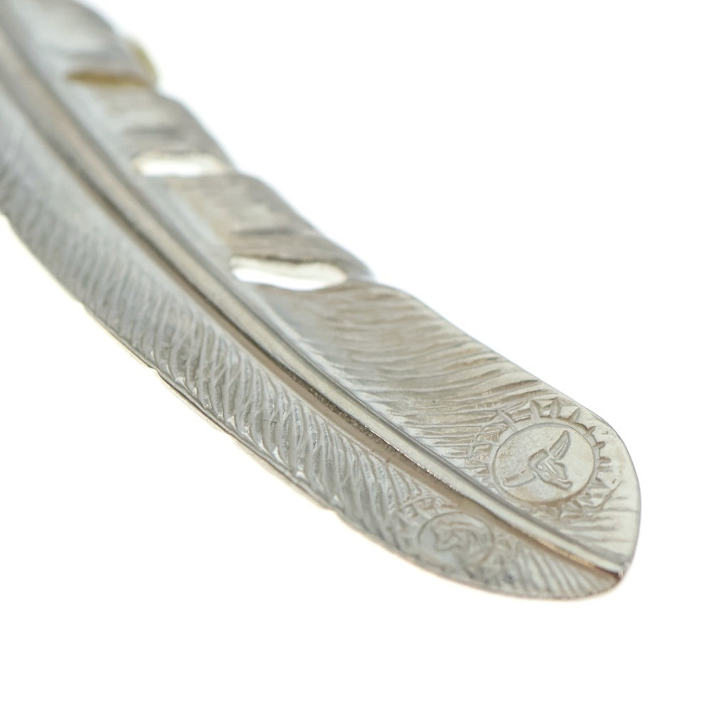 TADY & KING(タディアンドキング) K18ハートSVフェザー 上金特大フェザー左向き シルバー/ゴールド