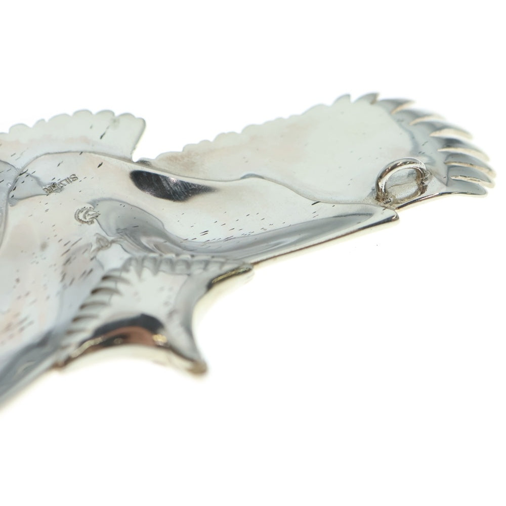 TADY & KING(タディアンドキング) SV 特大イーグル銀縄ターコイズ ネックレストップ シルバー