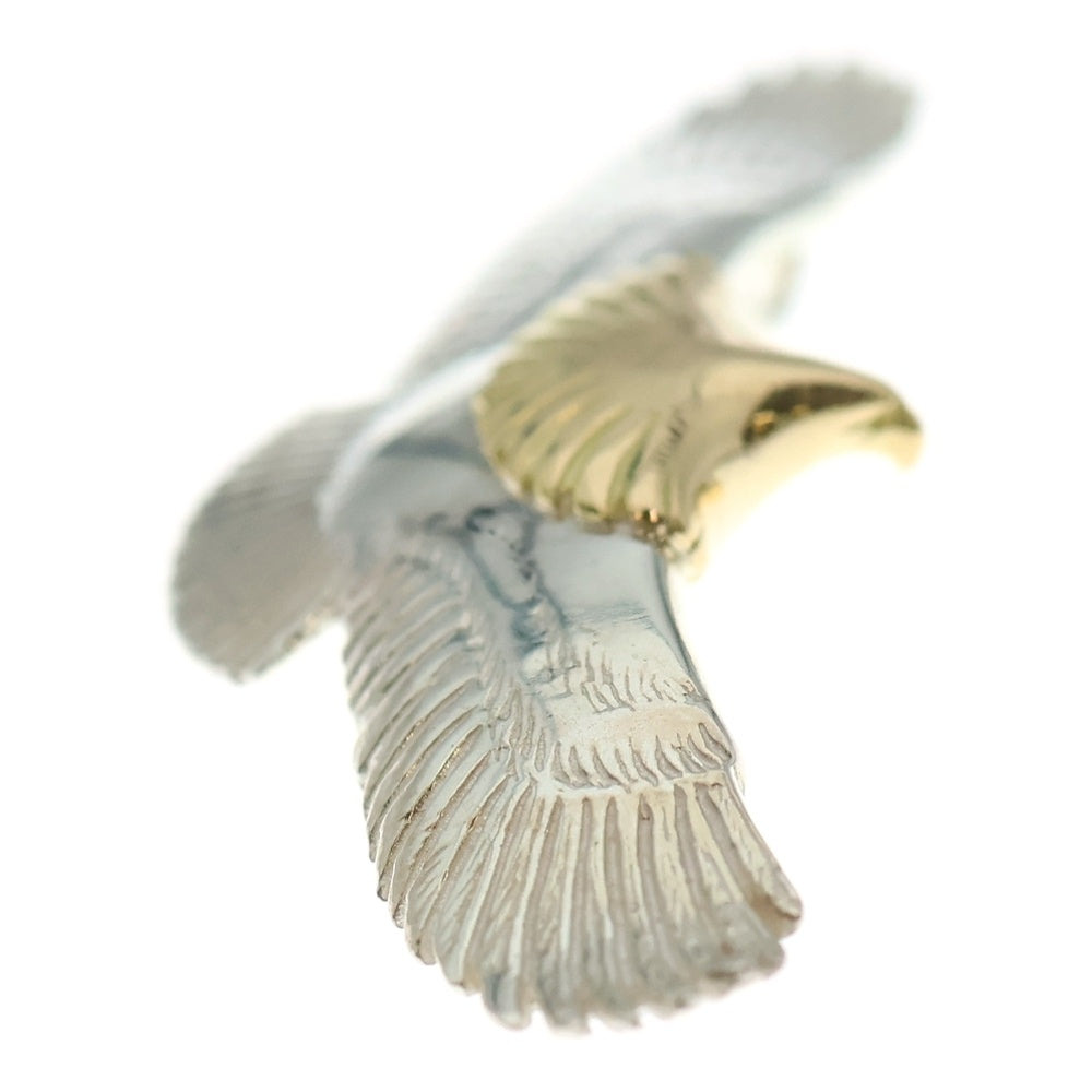 TADY & KING(タディアンドキング) K18 ベビーイーグル頭金 ネックレストップ シルバー/ゴールド