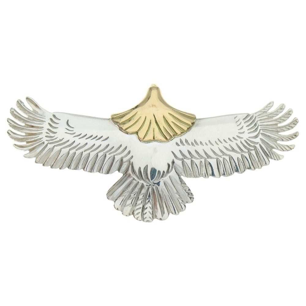 TADY & KING(タディアンドキング) K18 小イーグル頭金 ネックレストップ シルバー/ゴールド