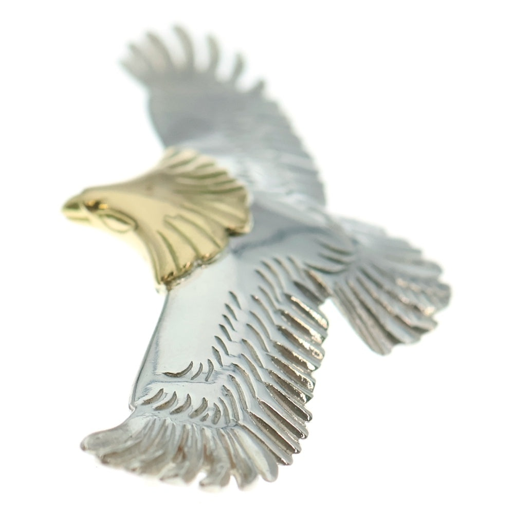 TADY & KING(タディアンドキング) K18 小イーグル頭金 ネックレストップ シルバー/ゴールド