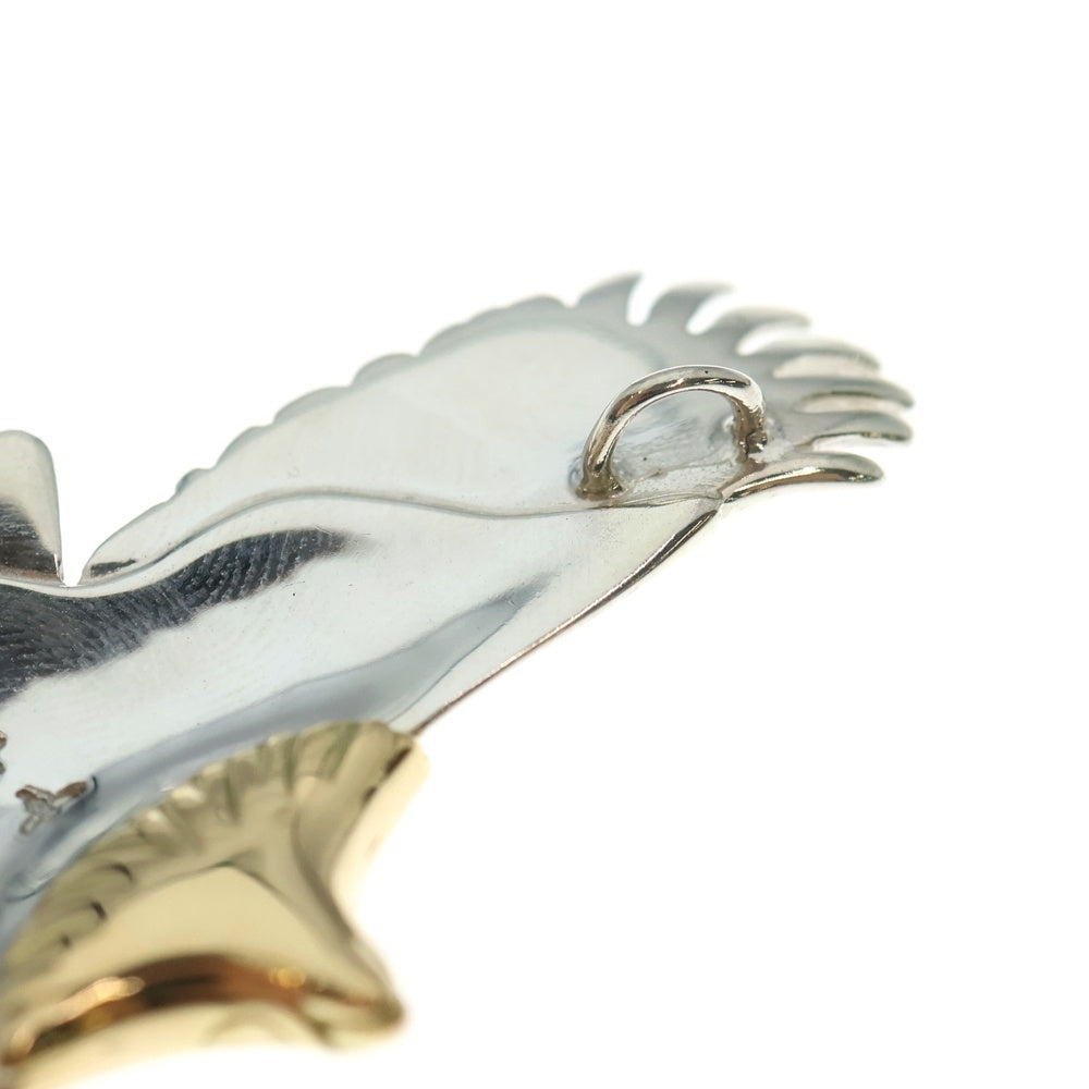 TADY & KING(タディアンドキング) K18 小イーグル頭金 ネックレストップ シルバー/ゴールド