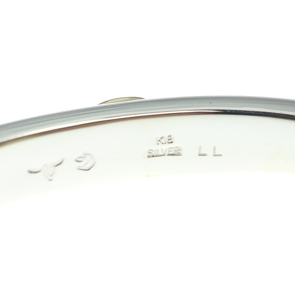 TADY & KING(タディアンドキング) イーグルフェイスバングル GPイーグル シルバー/ゴールド