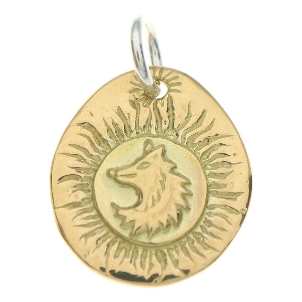 TADY & KING(タディアンドキング) K18 ウルフ金メタルM ペンダント ネックレストップ ゴールド