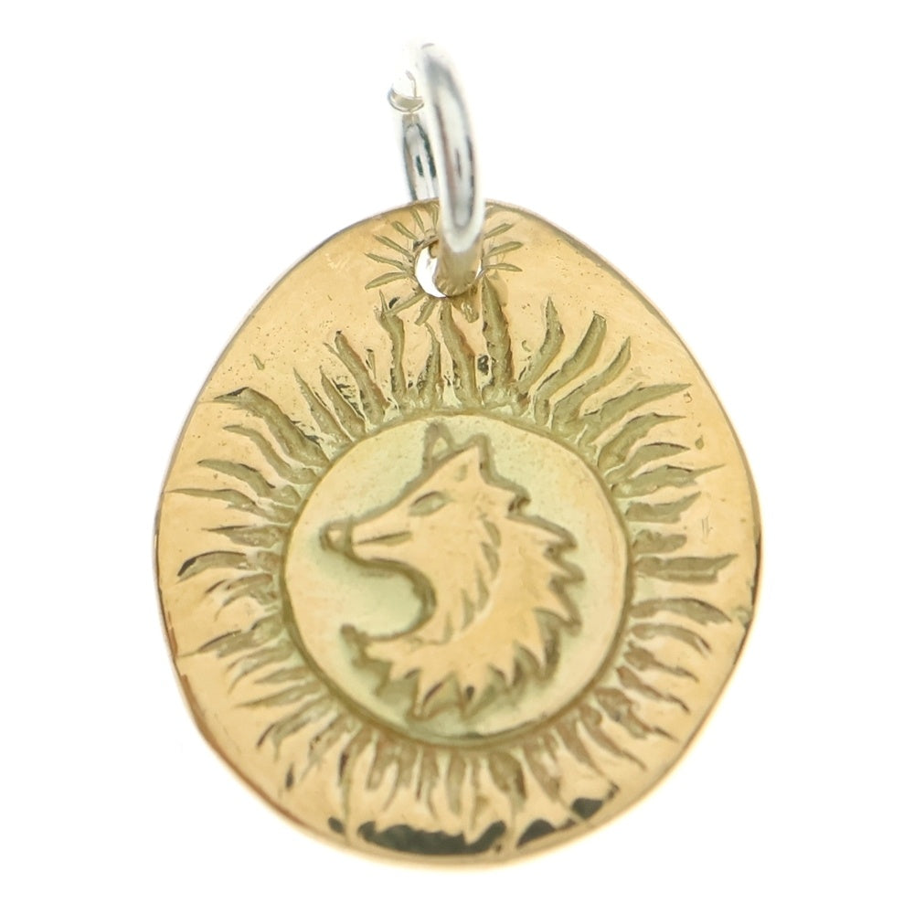 TADY & KING(タディアンドキング) K18 ウルフ金メタルM ペンダント ネックレストップ ゴールド