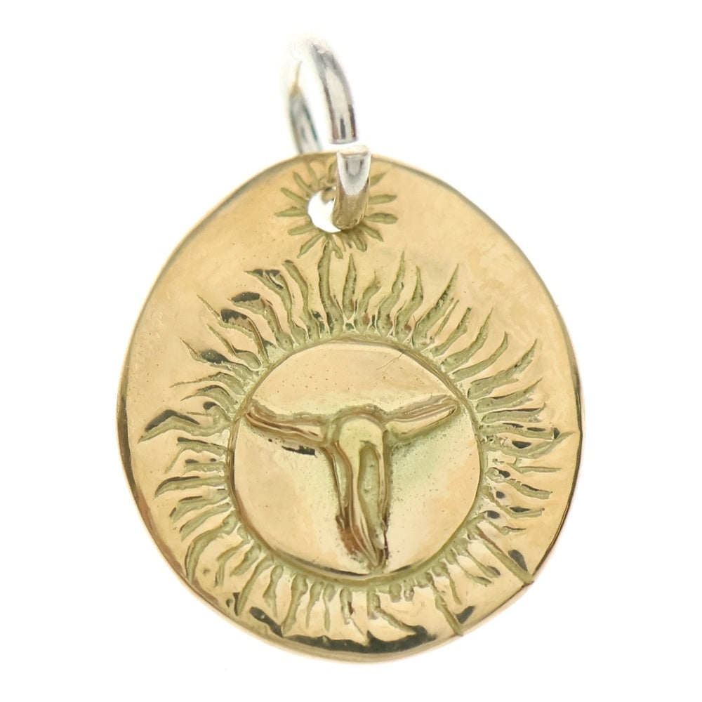 TADY & KING(タディアンドキング) K18 ロングホーン金メタルM ペンダント ネックレストップ ゴールド